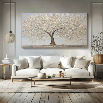 Flower & Tree Abstract Textured Wall Art #ML149