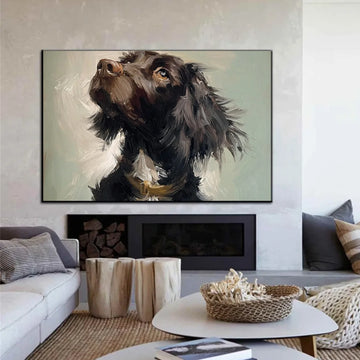 Abstract Animal Dog Wall Art #AL195