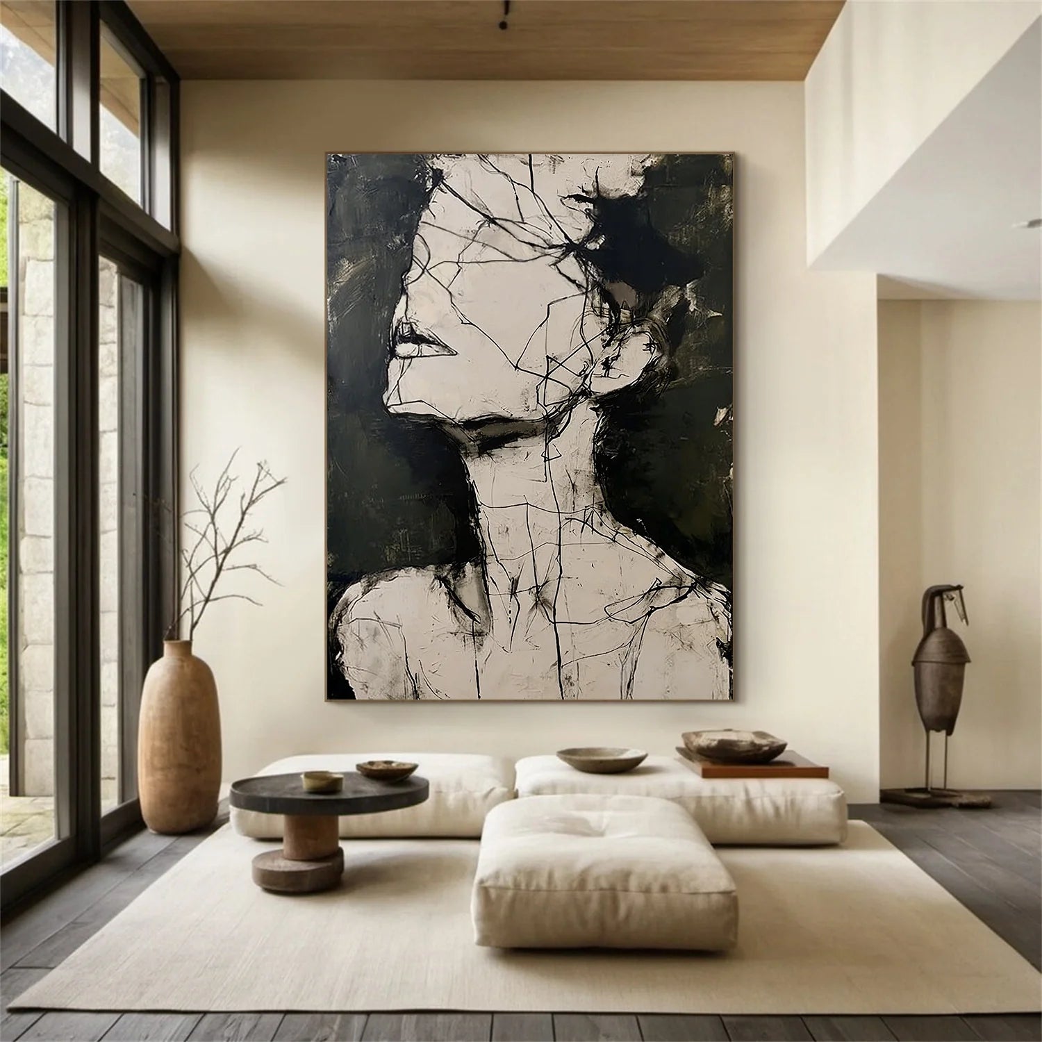 Abstract Portrait Wall Art #AP107