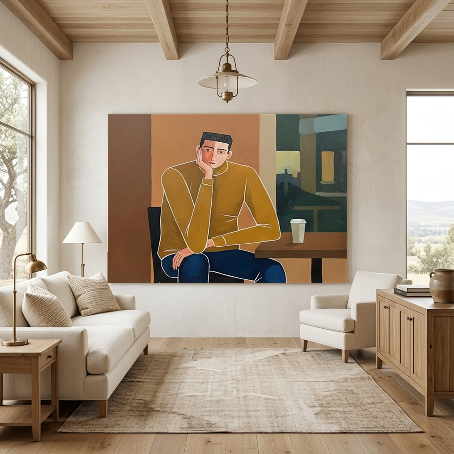 Vintage Americana Art #VA074