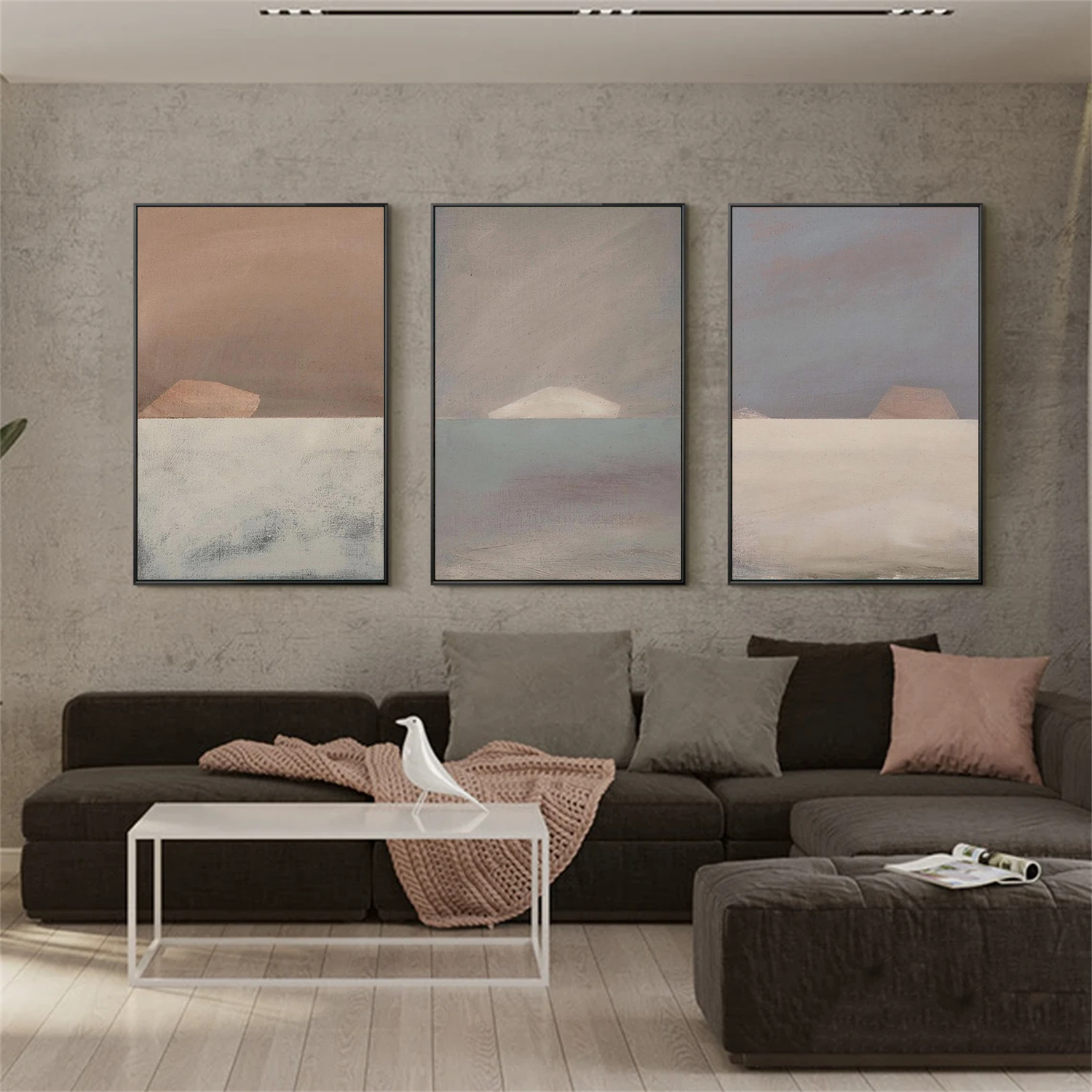 Abstract Canvas Art Set of 3 #WS680