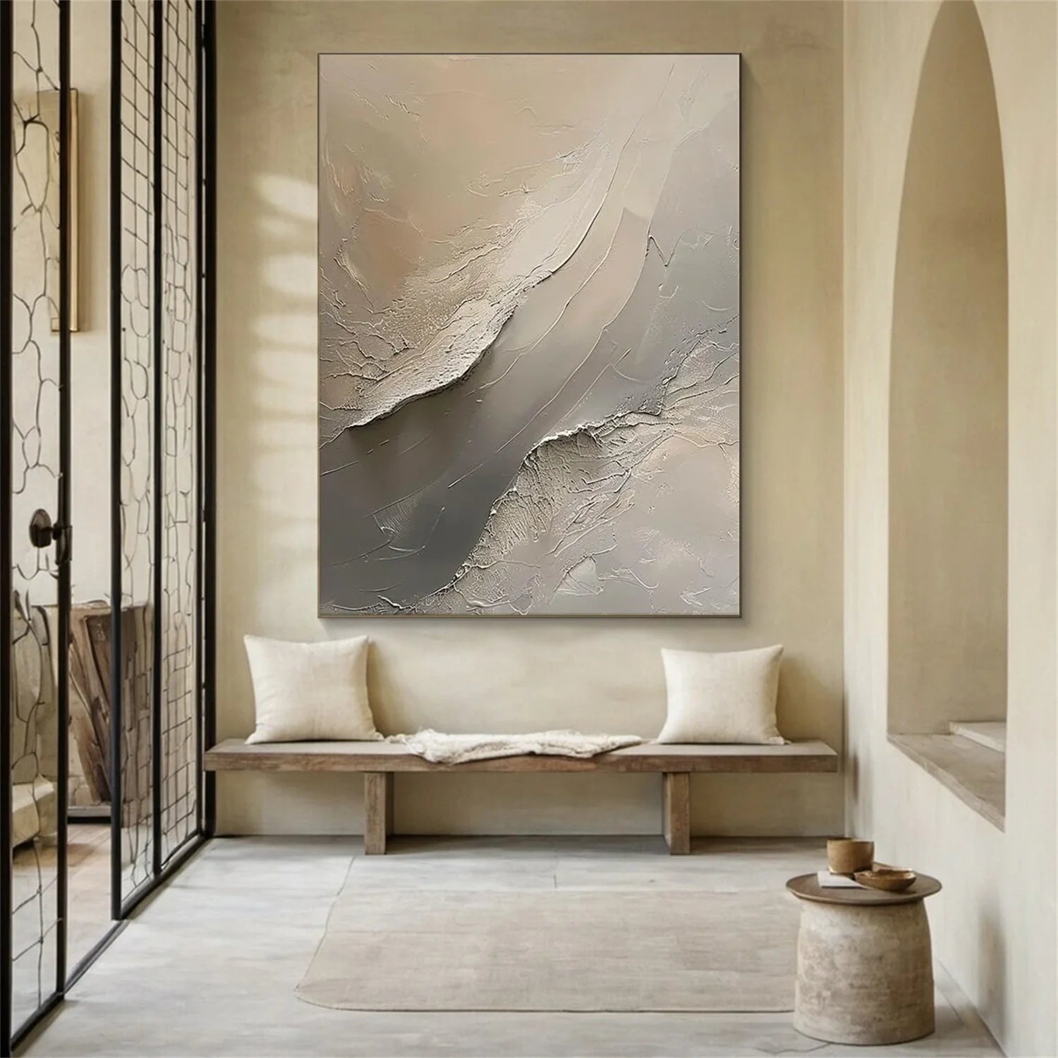Abstract Textured Canvas Art #WS595