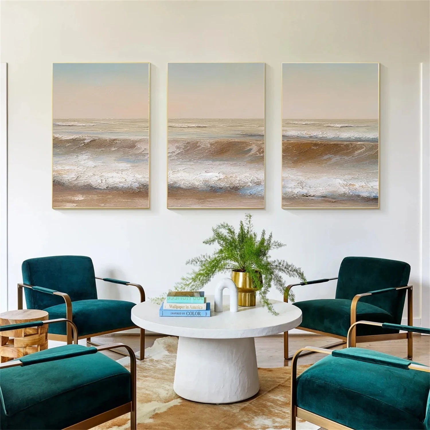 Sea & Sky Textured Art Set of 3 #MS107