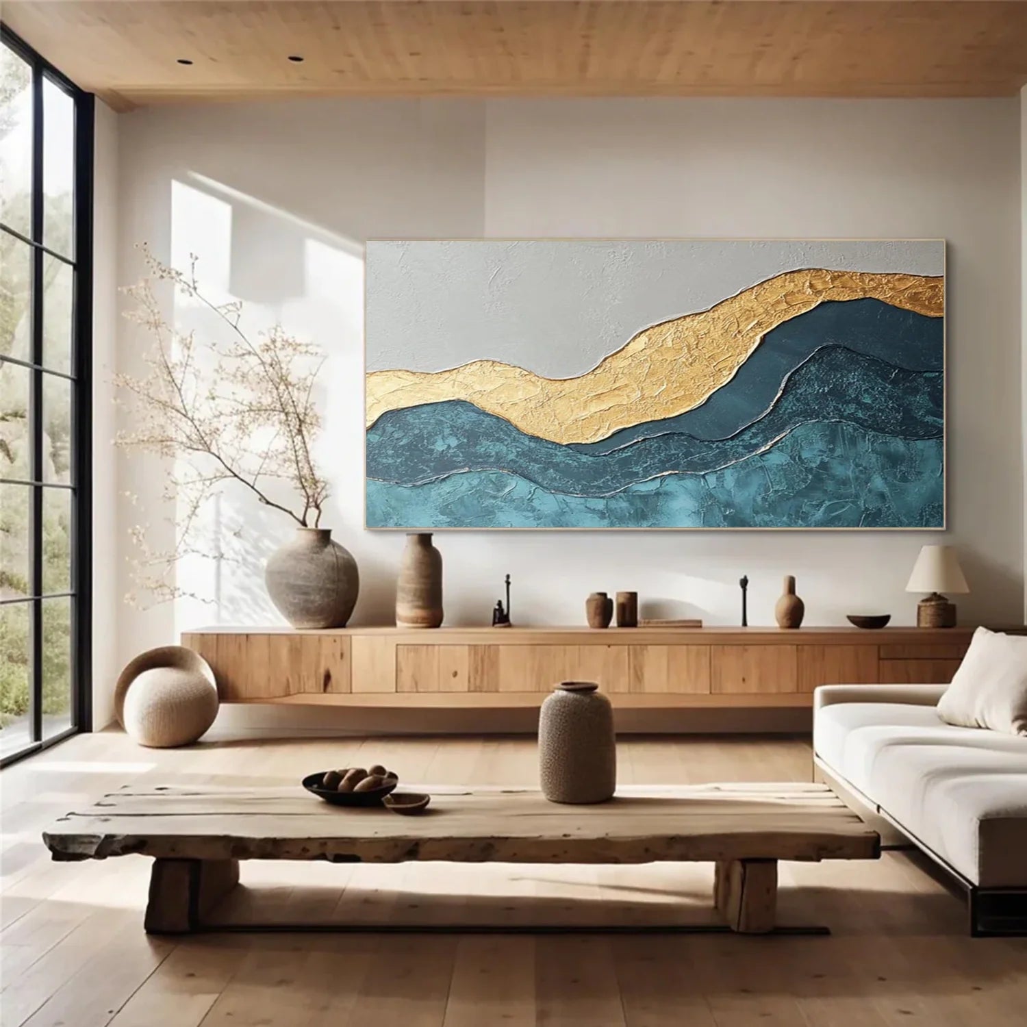 Abstract Textured Canvas Art #WS1040