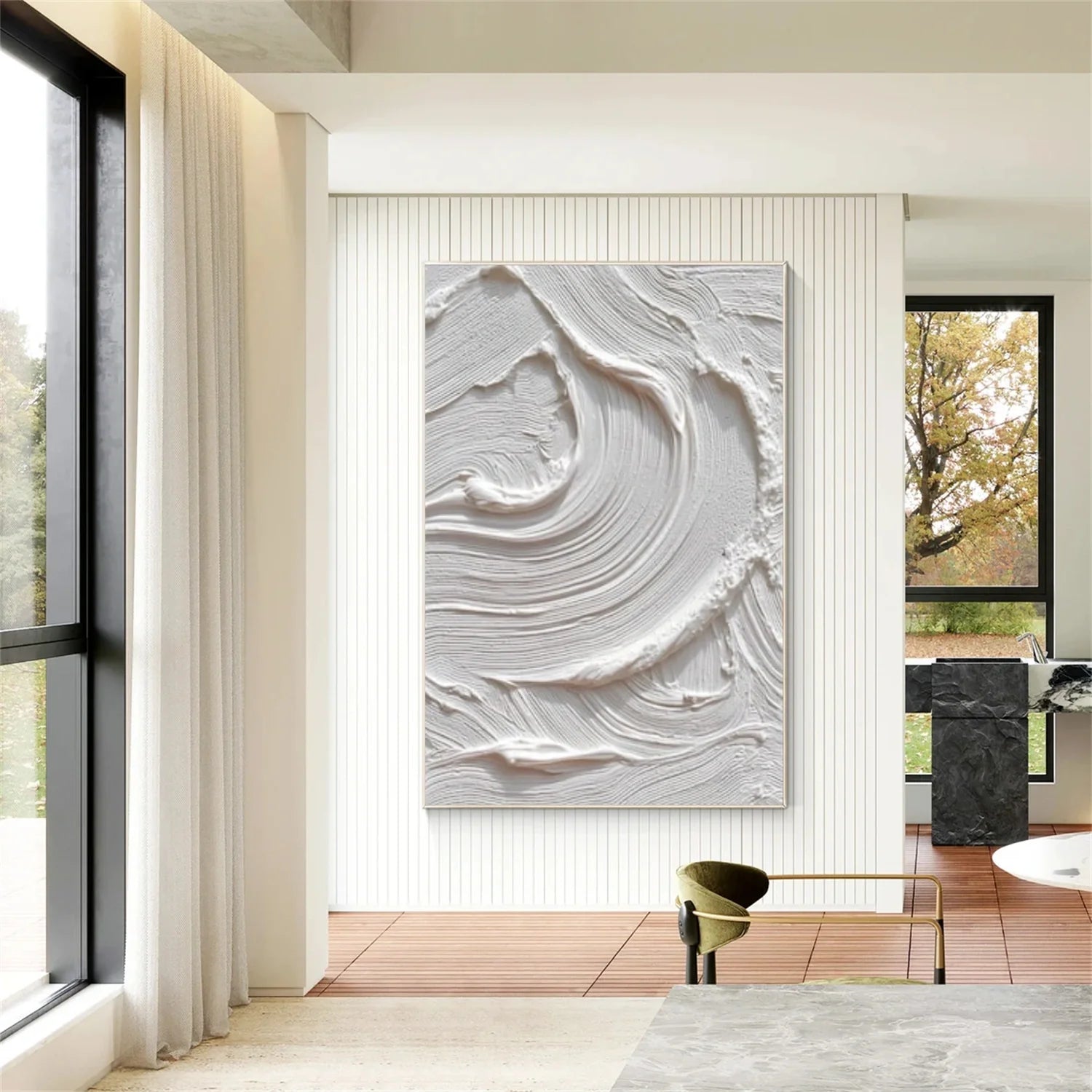 Minimalist Textured Canvas Art #MM379