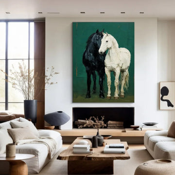 Abstract Animal Horse Wall Art #AL187