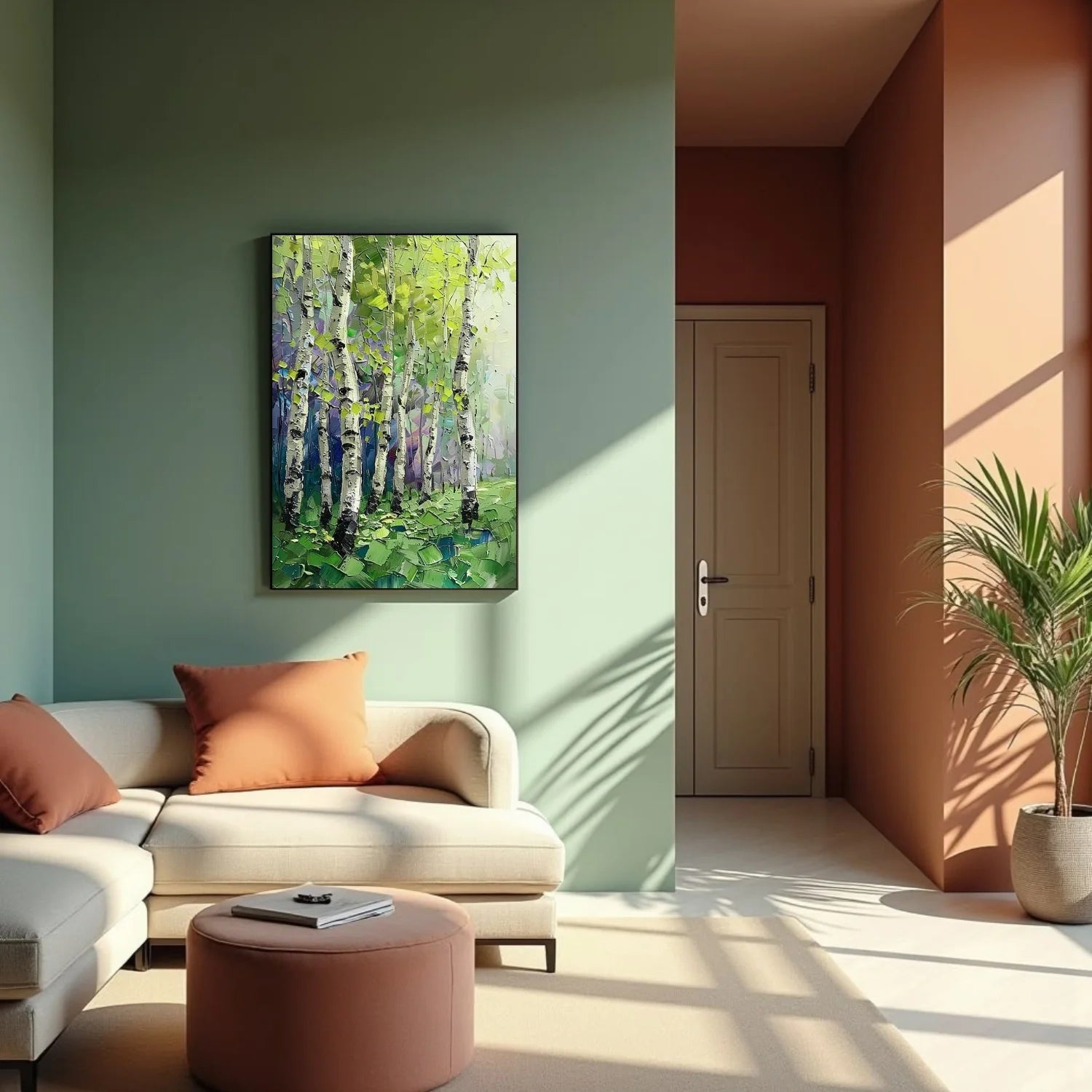 Flower & Tree Abstract Wall Art #ML223