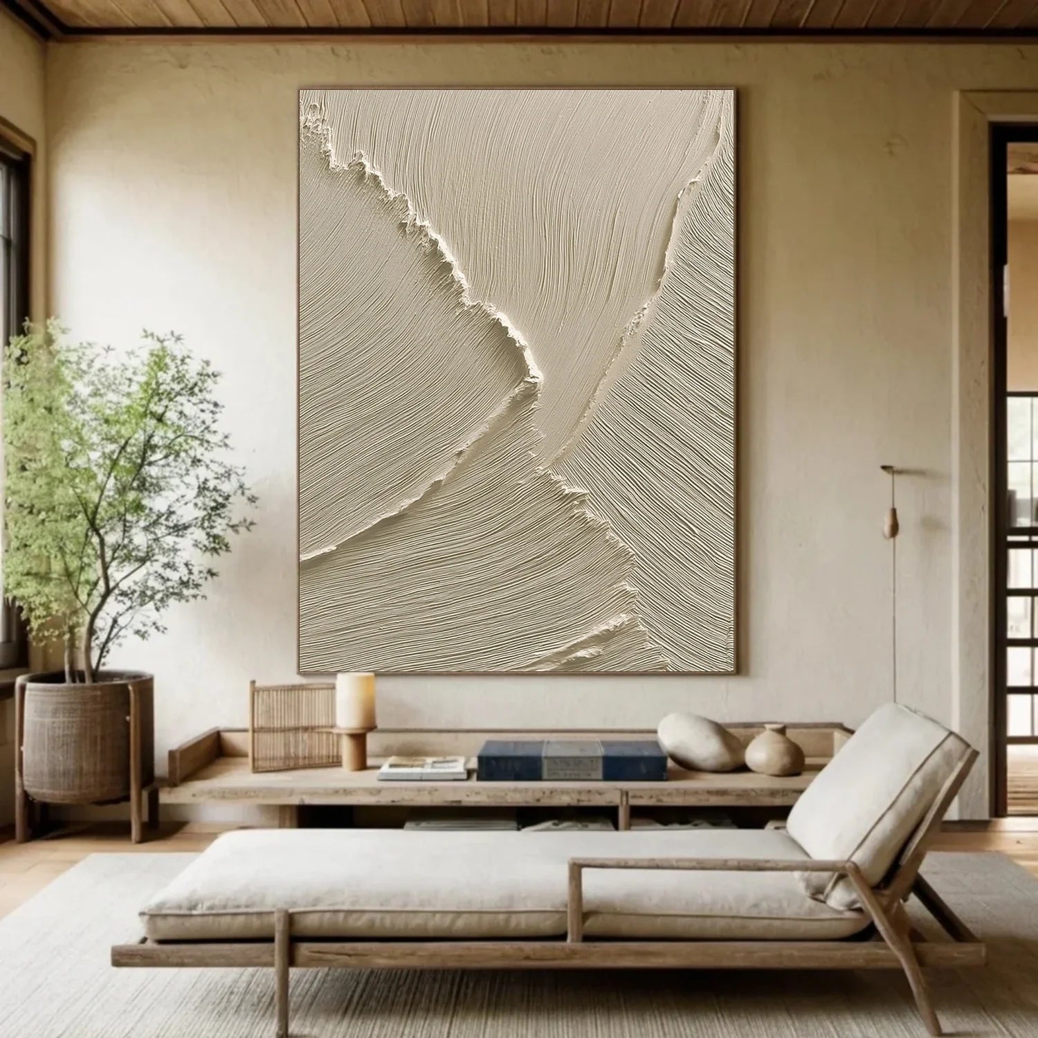 Sea & Sky Minimalist Textured Wall Art #MS246