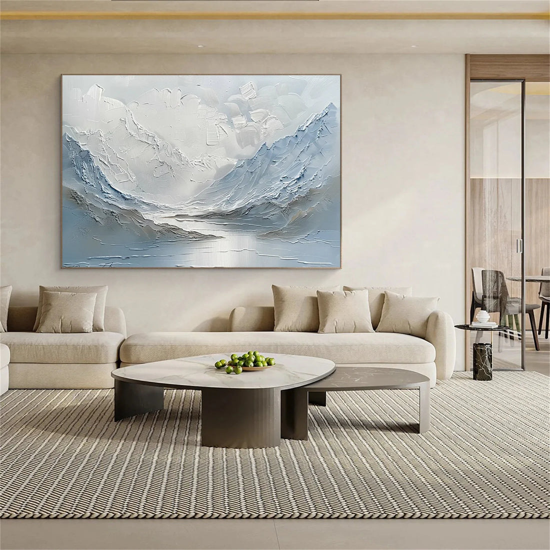 Minimalist Mountain Canvas Art #MM385