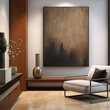 Beige and Brown Abstract Tranquility #WS516