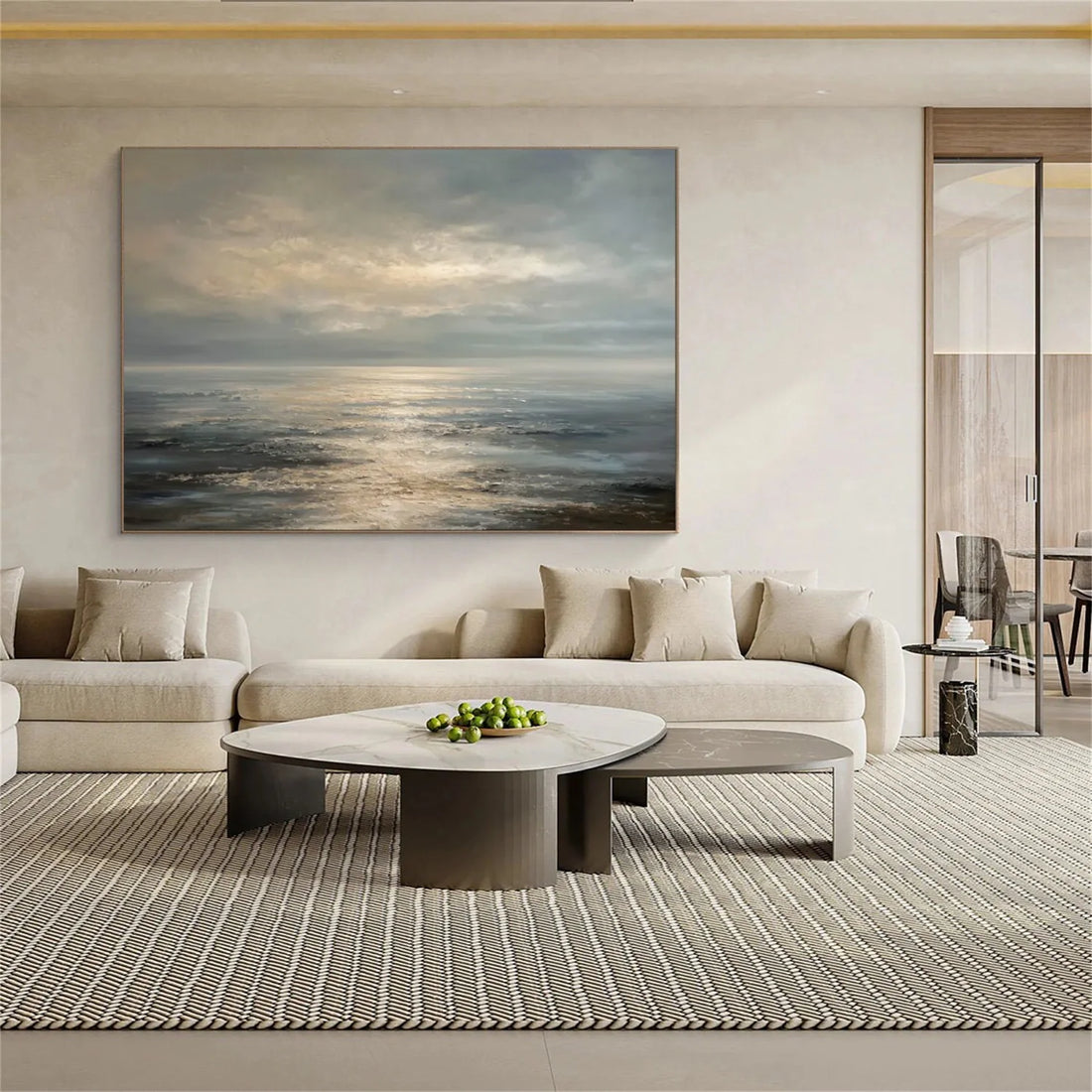 Sea & Sky Abstract Wall Art #MS190