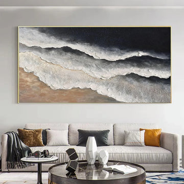 Sea & Sky Abstract Textured Wall Art #MS271