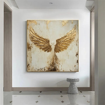 Abstract Angel Wing Textured Painting #AP045