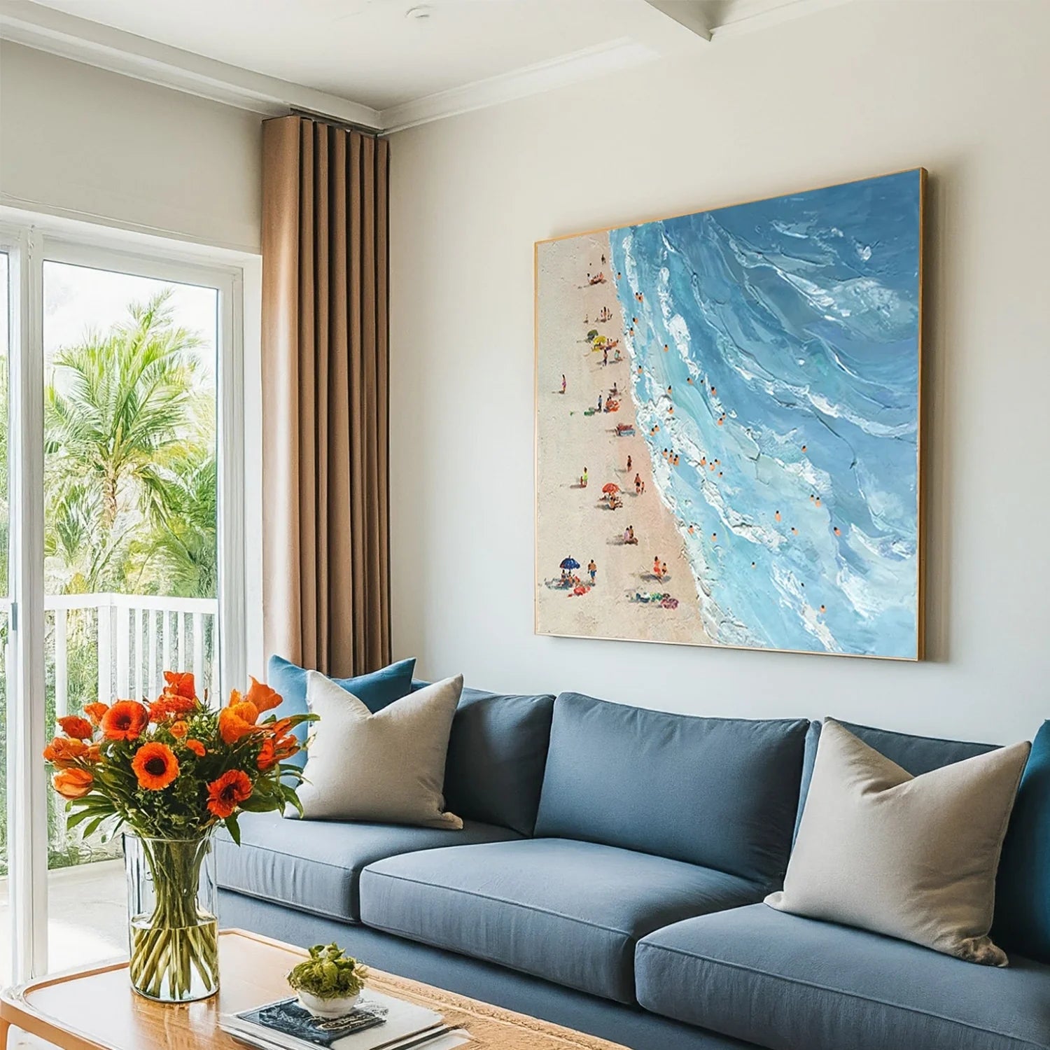 Swimming Sport Textured Wall Art #SA026