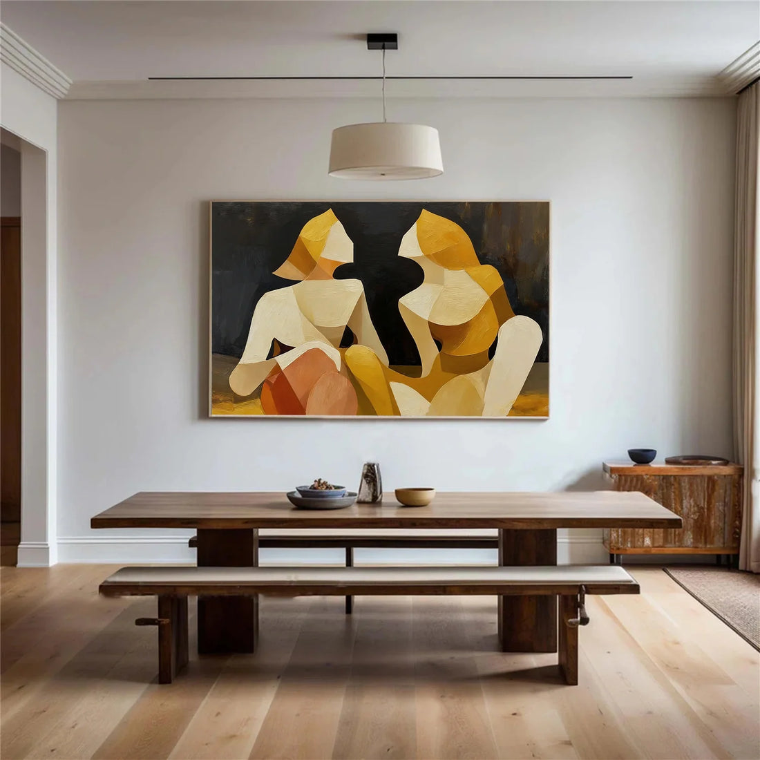 Abstract Portrait Wall Art #AP077