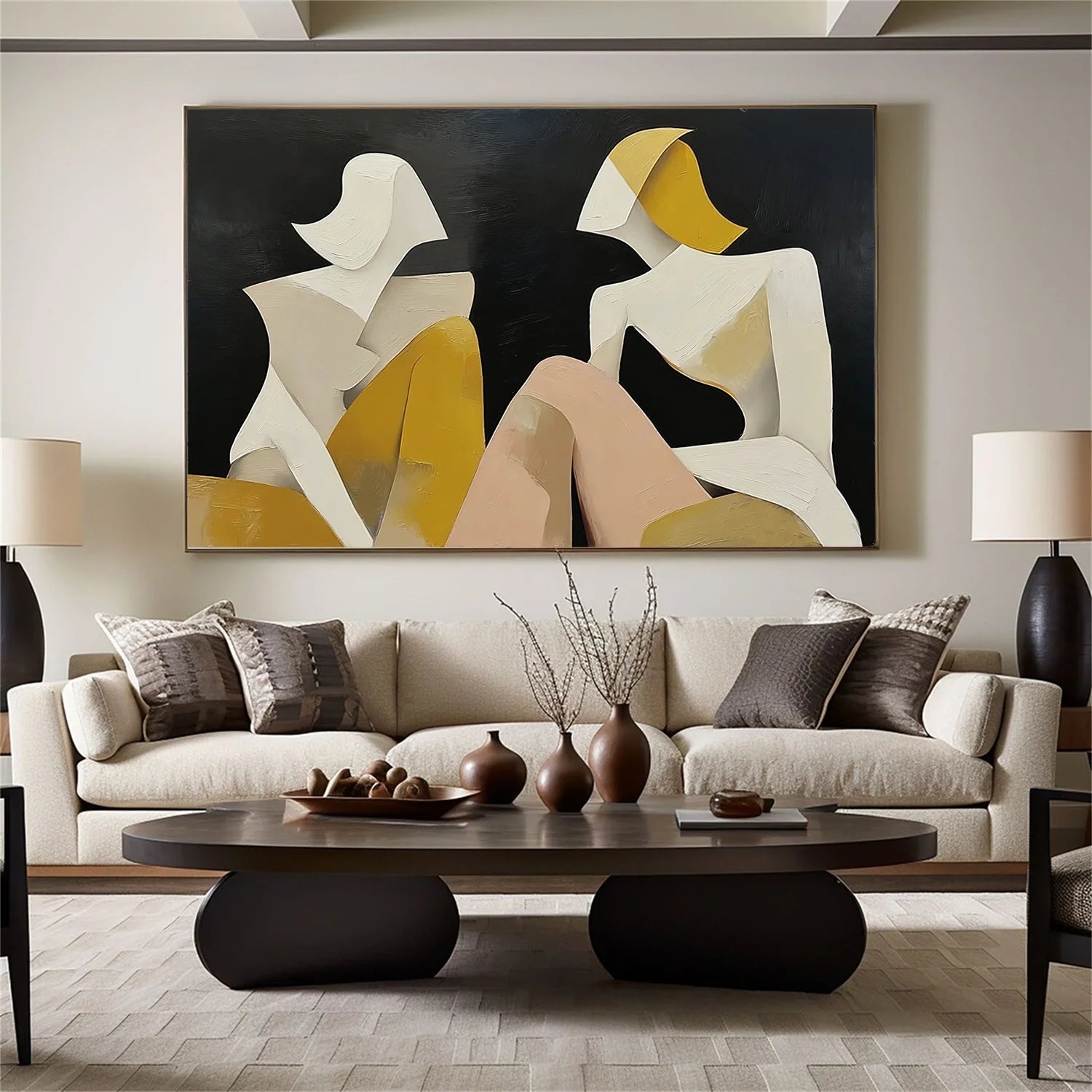 Abstract Portrait Wall Art #AP078