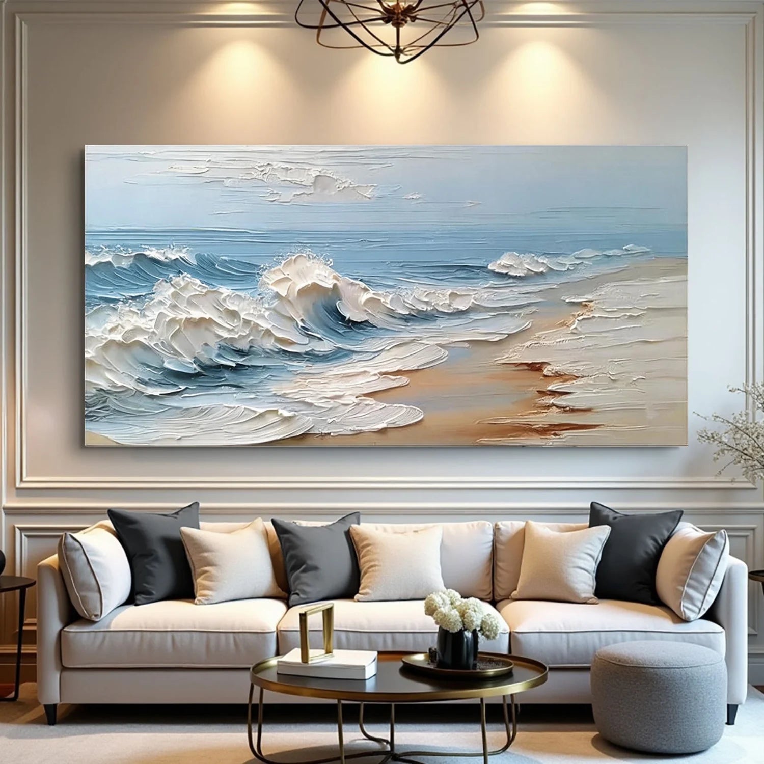Sea & Sky Abstract Wall Art #MS296
