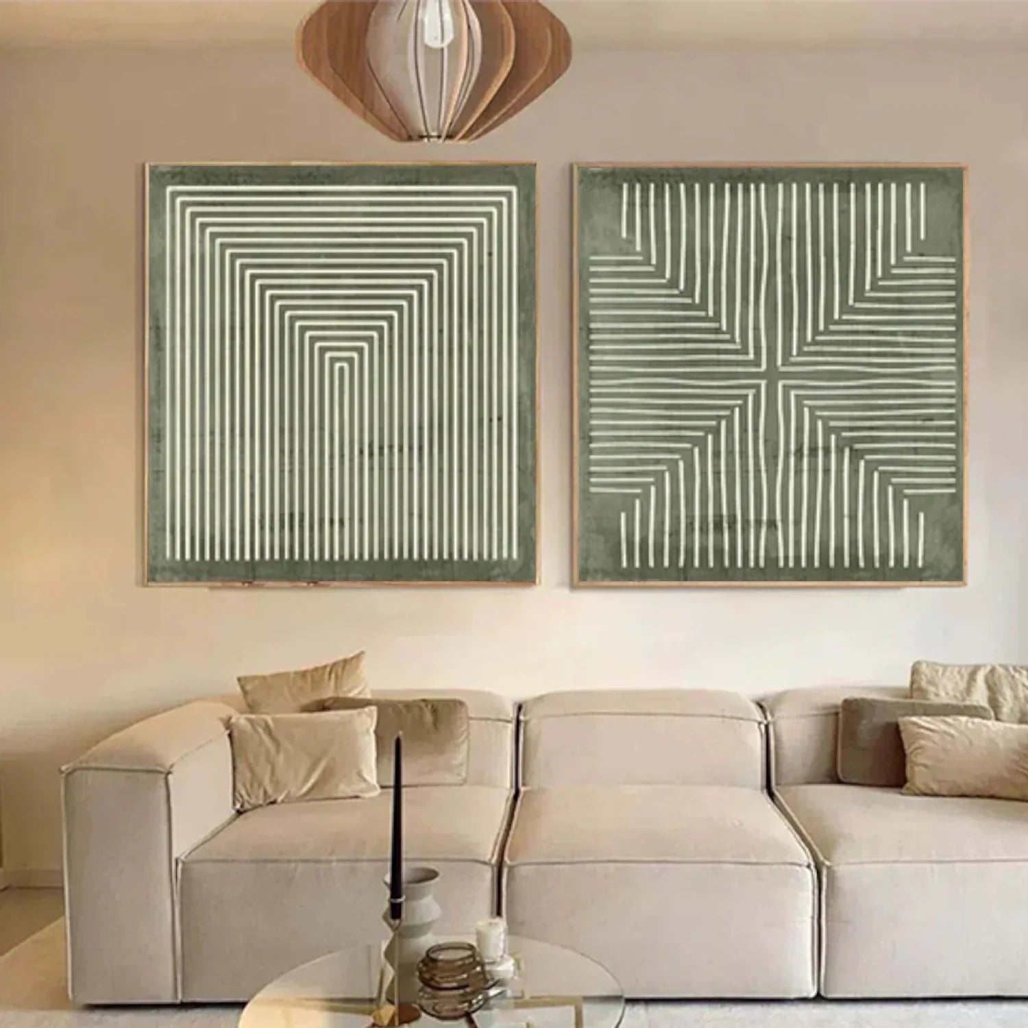 Minimalist Canvas Art Set of 2 #MM263