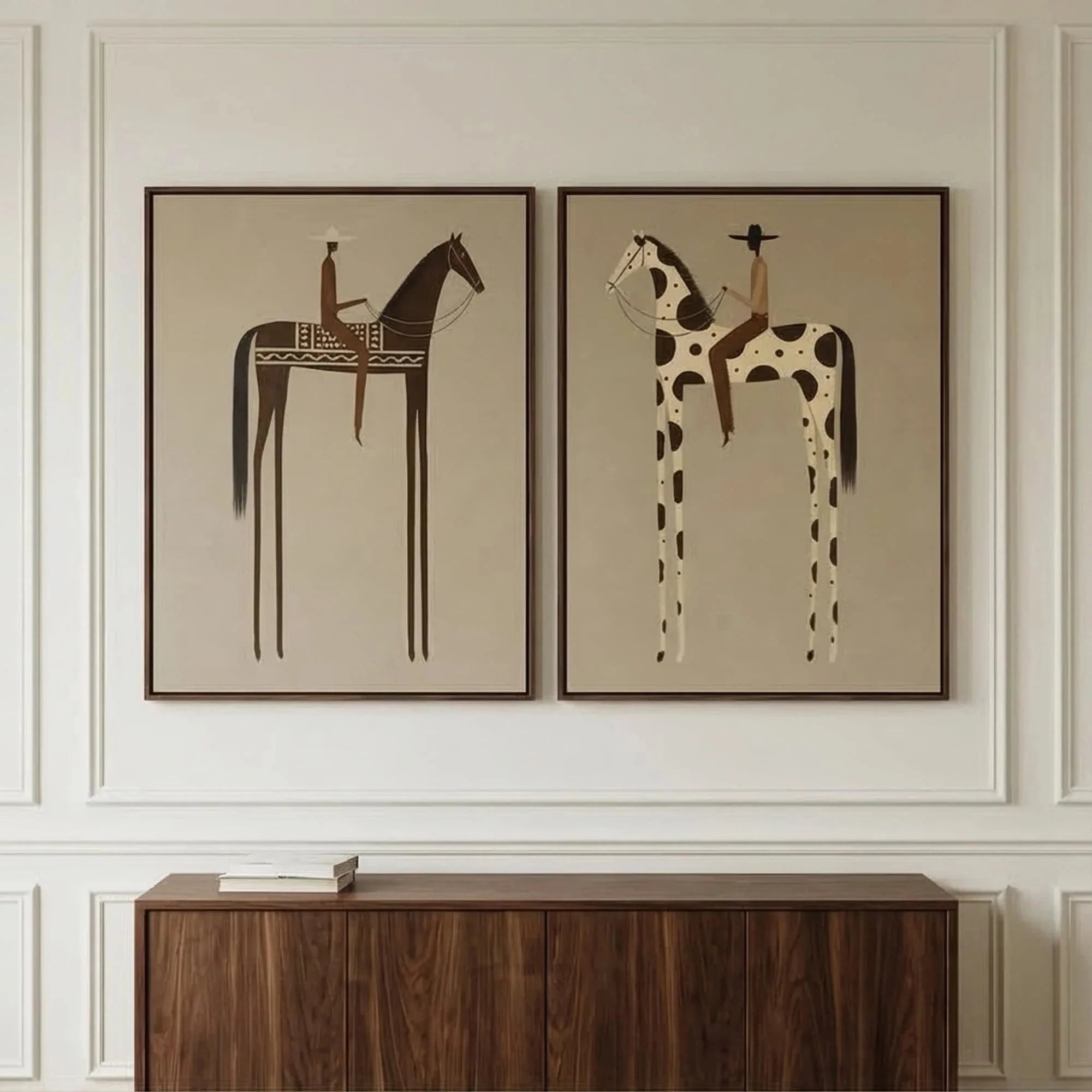 Vintage Americana Art Set of 2 #VA013