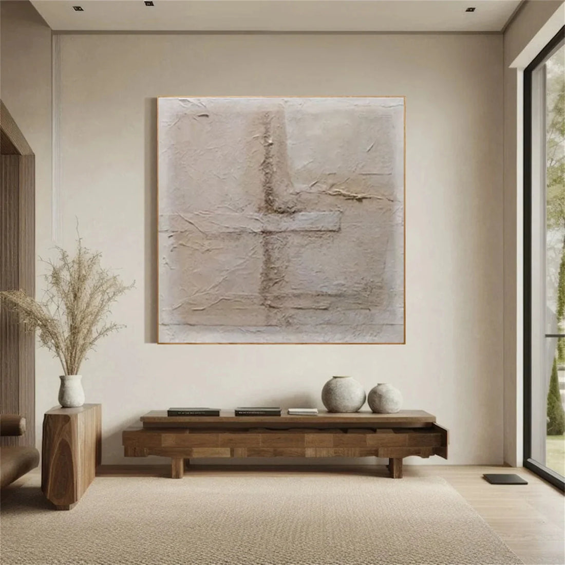 Wabi Sabi Textured Canvas Art #WS825