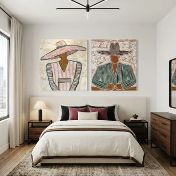 Vintage Americana Art Set of 2 #VA049