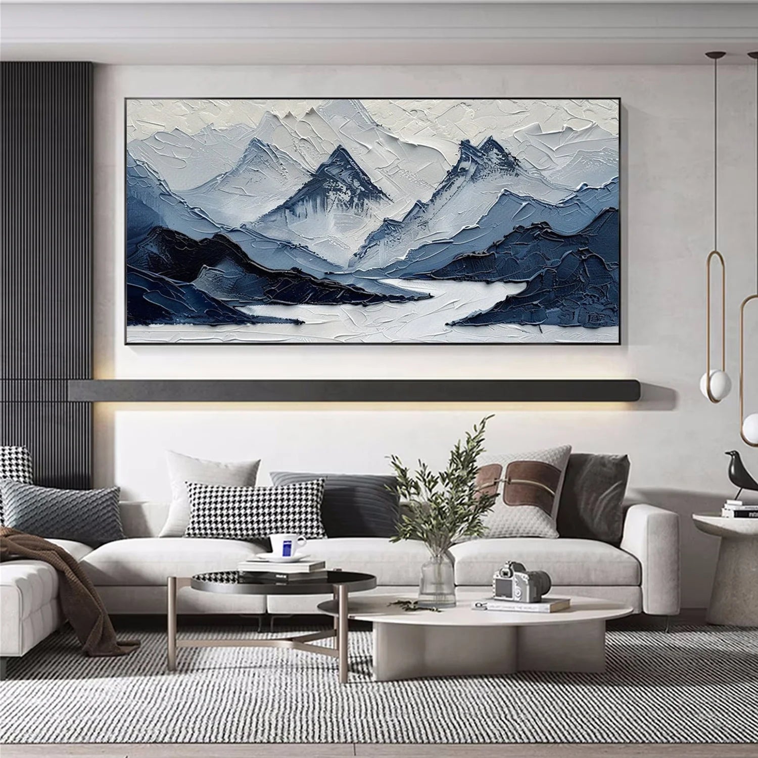 Minimalist Mountain Canvas Art #MM386