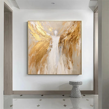 Abstract Angel Wing Textured Painting #AP049