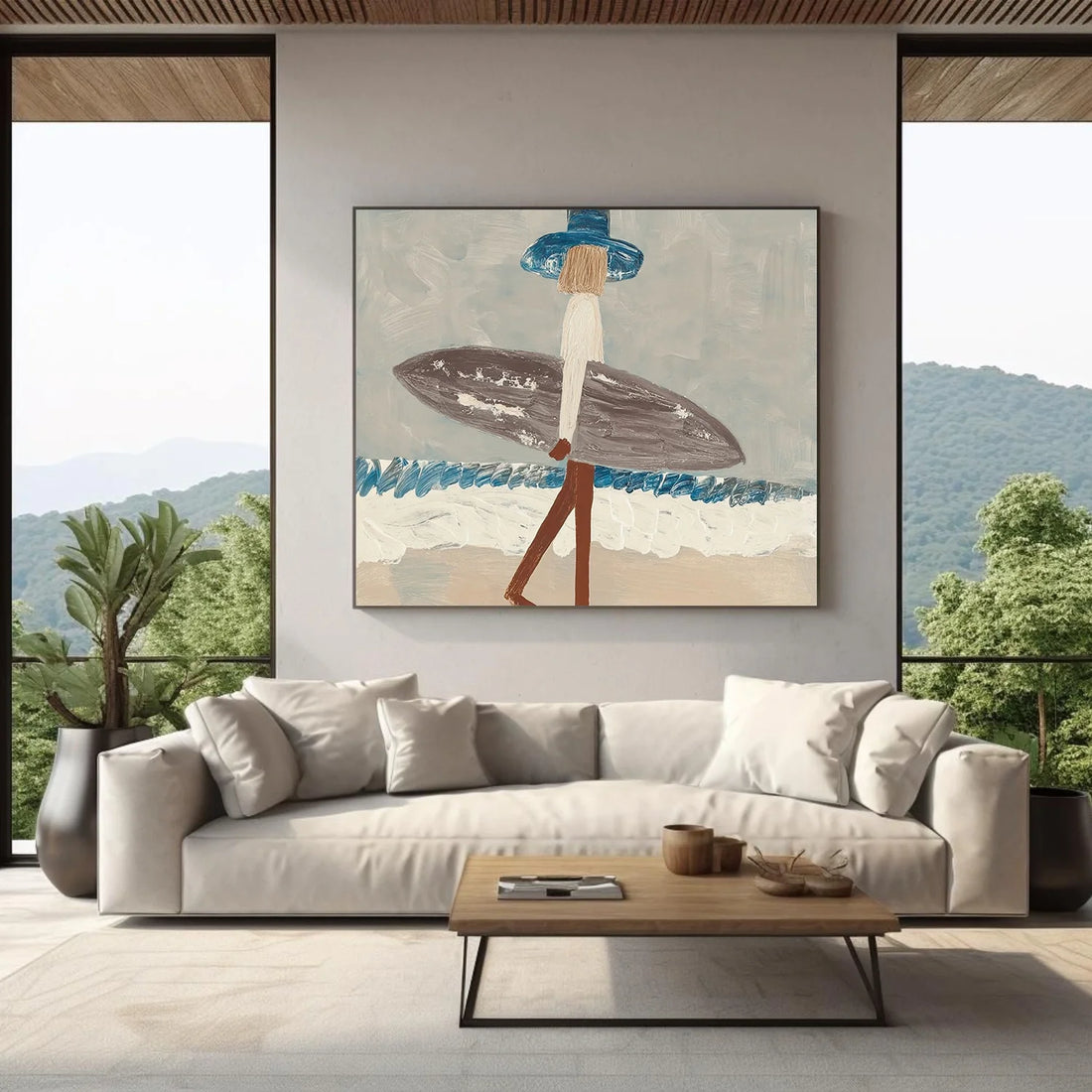 Abstract Portrait Wall Art #AP101
