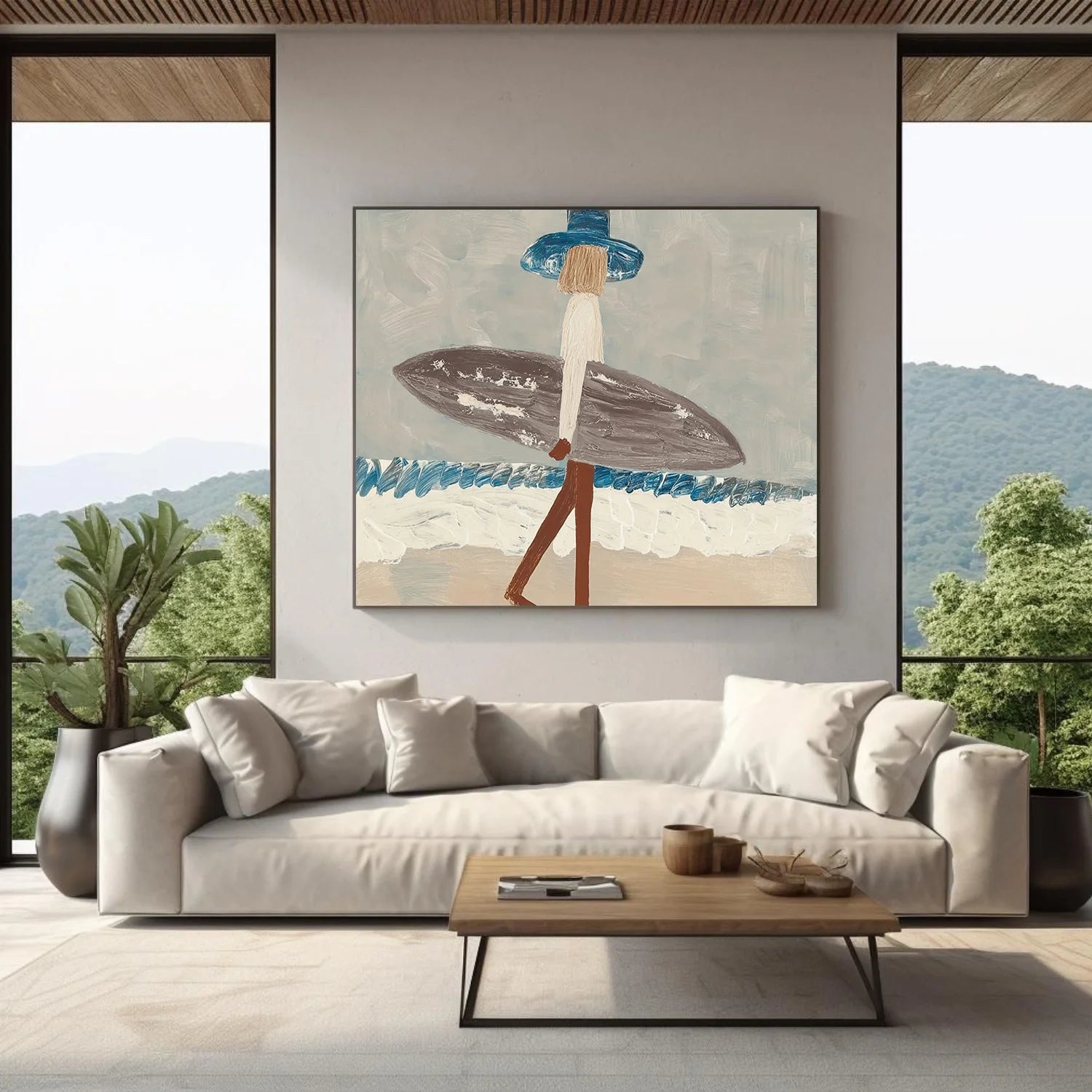Abstract Portrait Wall Art #AP101