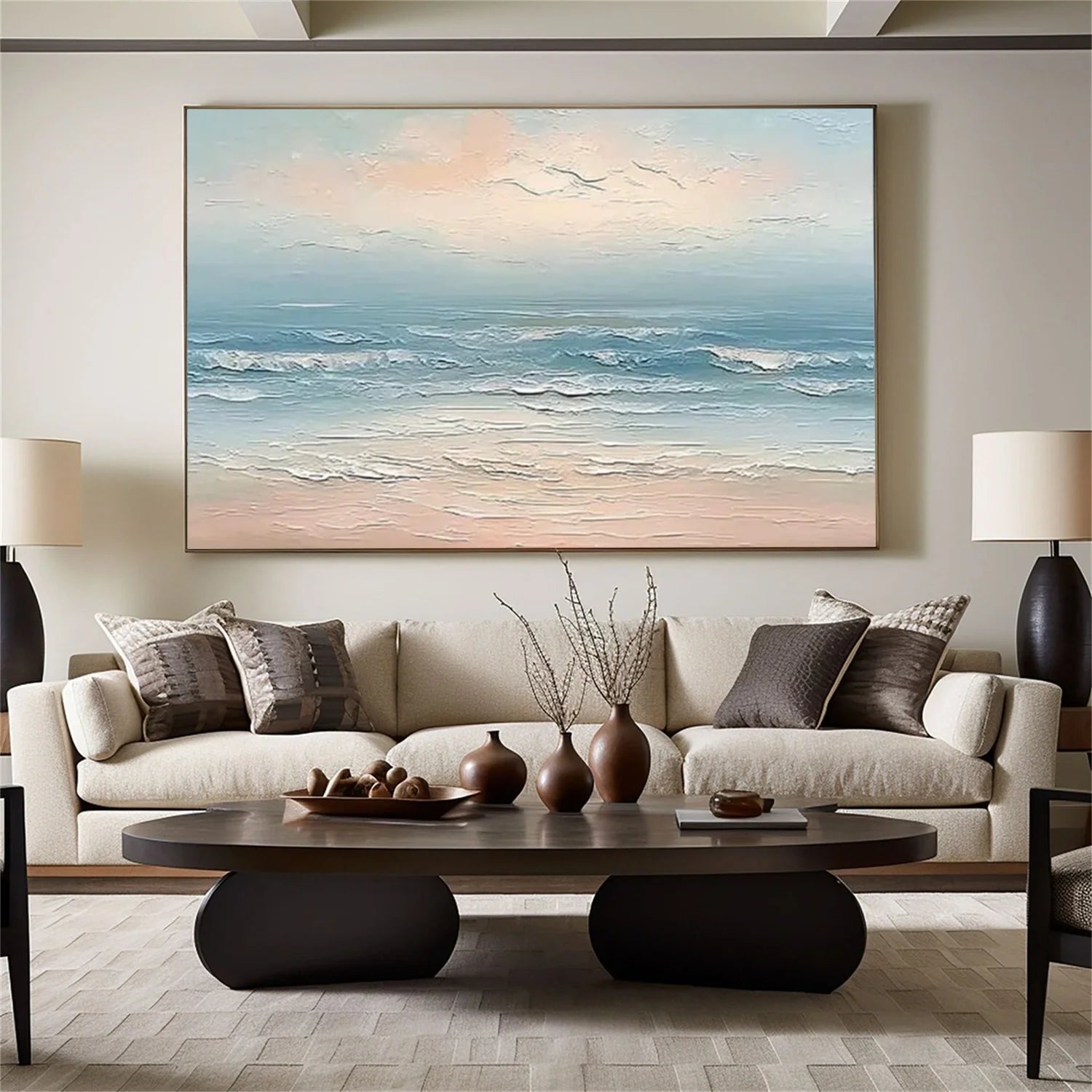 Sea & Sky Abstract Wall Art #MS256