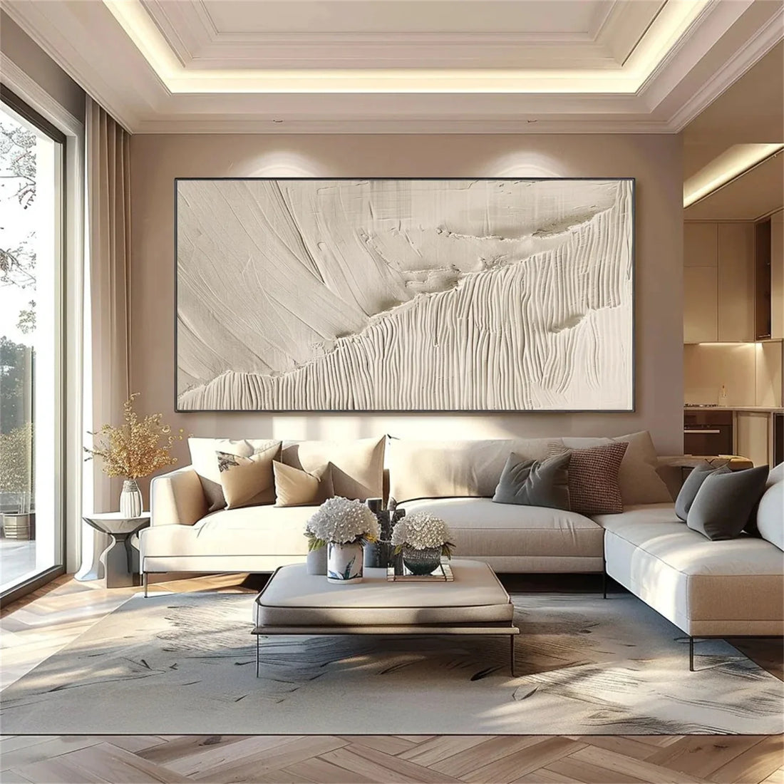 Minimalist Textured Canvas Art #MM273