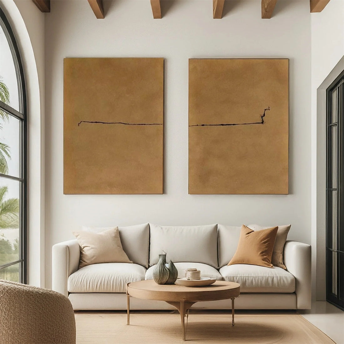 Wabi Sabi Canvas Art Set of 2 #WS1011