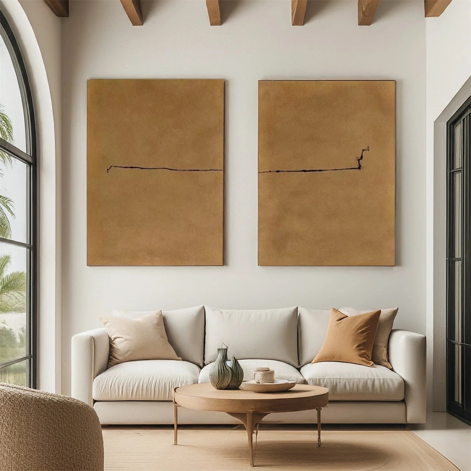 Wabi Sabi Canvas Art Set of 2 #WS1011