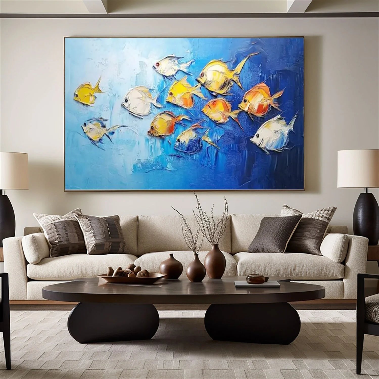 Abstract Animal Textured Wall Art #AL127