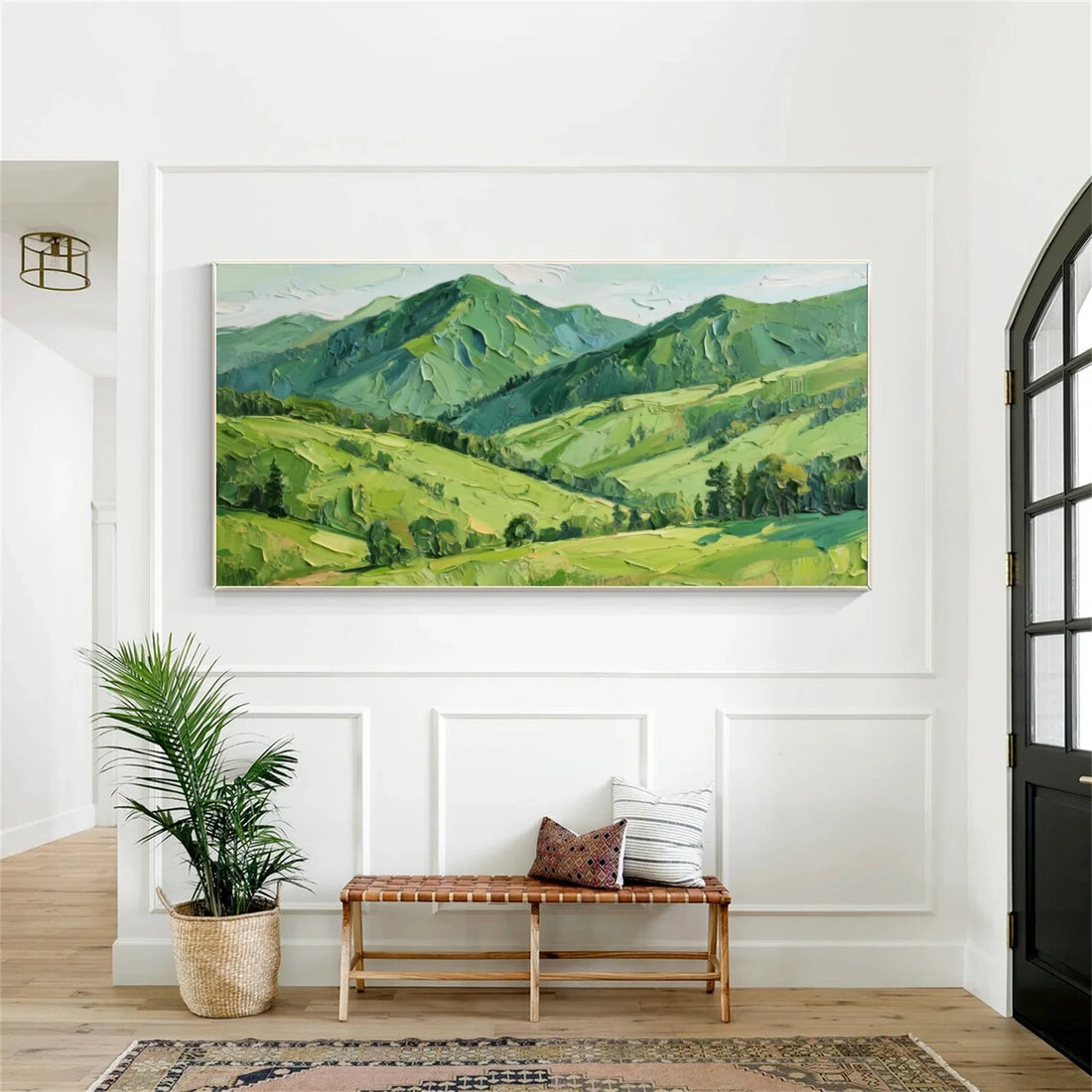 Abstract Mountain Canvas Art #MM280