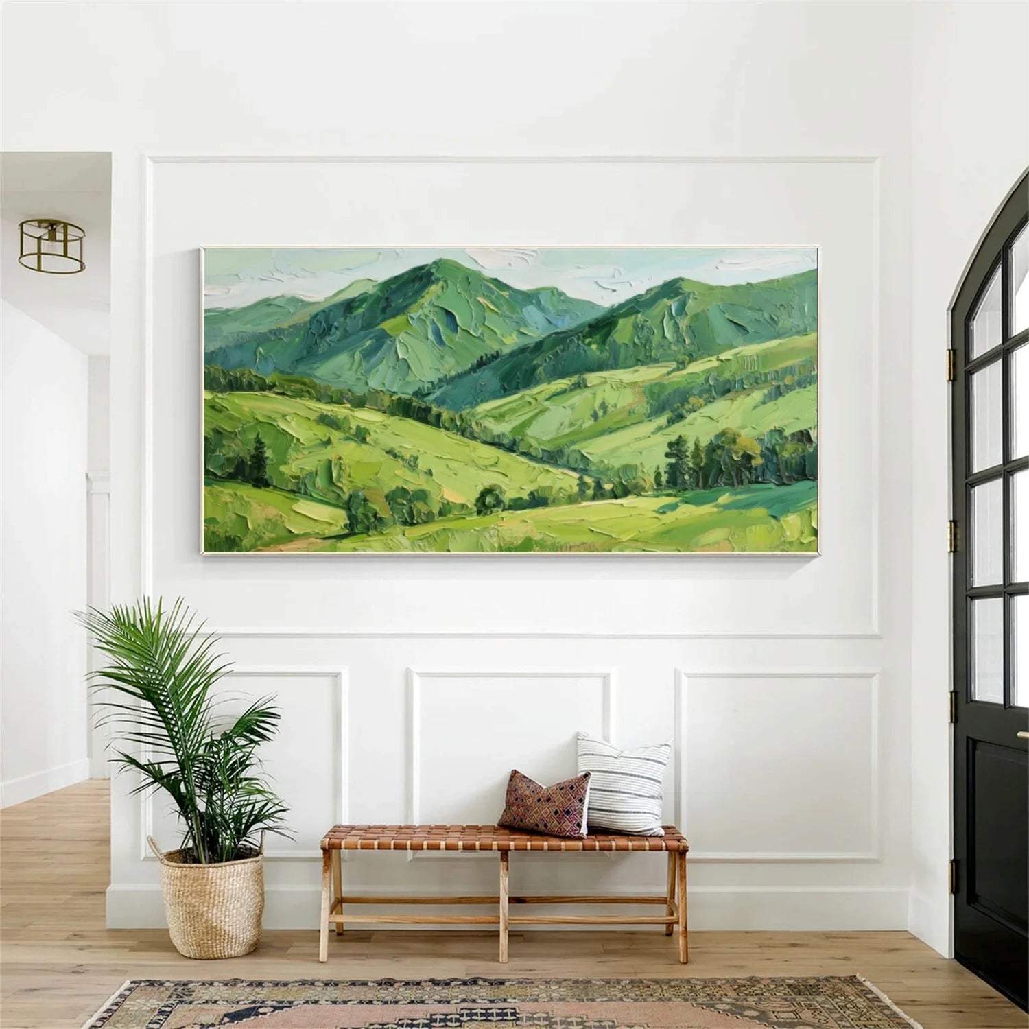 Abstract Mountain Canvas Art #MM280