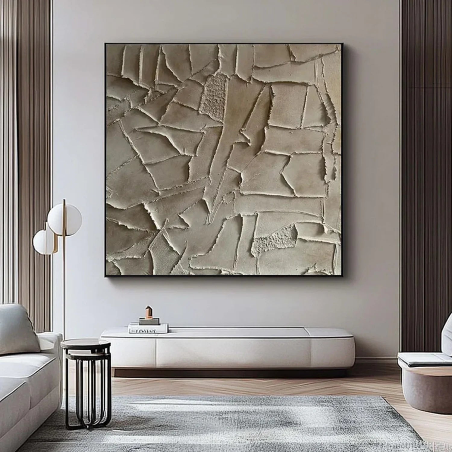 Abstract Textured Canvas Art #WS1001