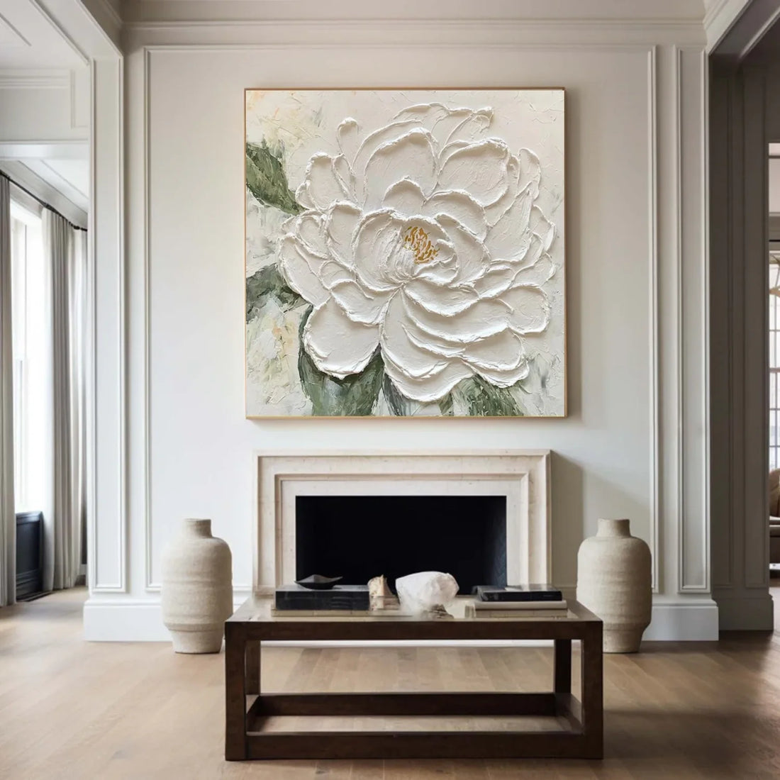 Flower & Tree Abstract Textured Wall Art #ML183