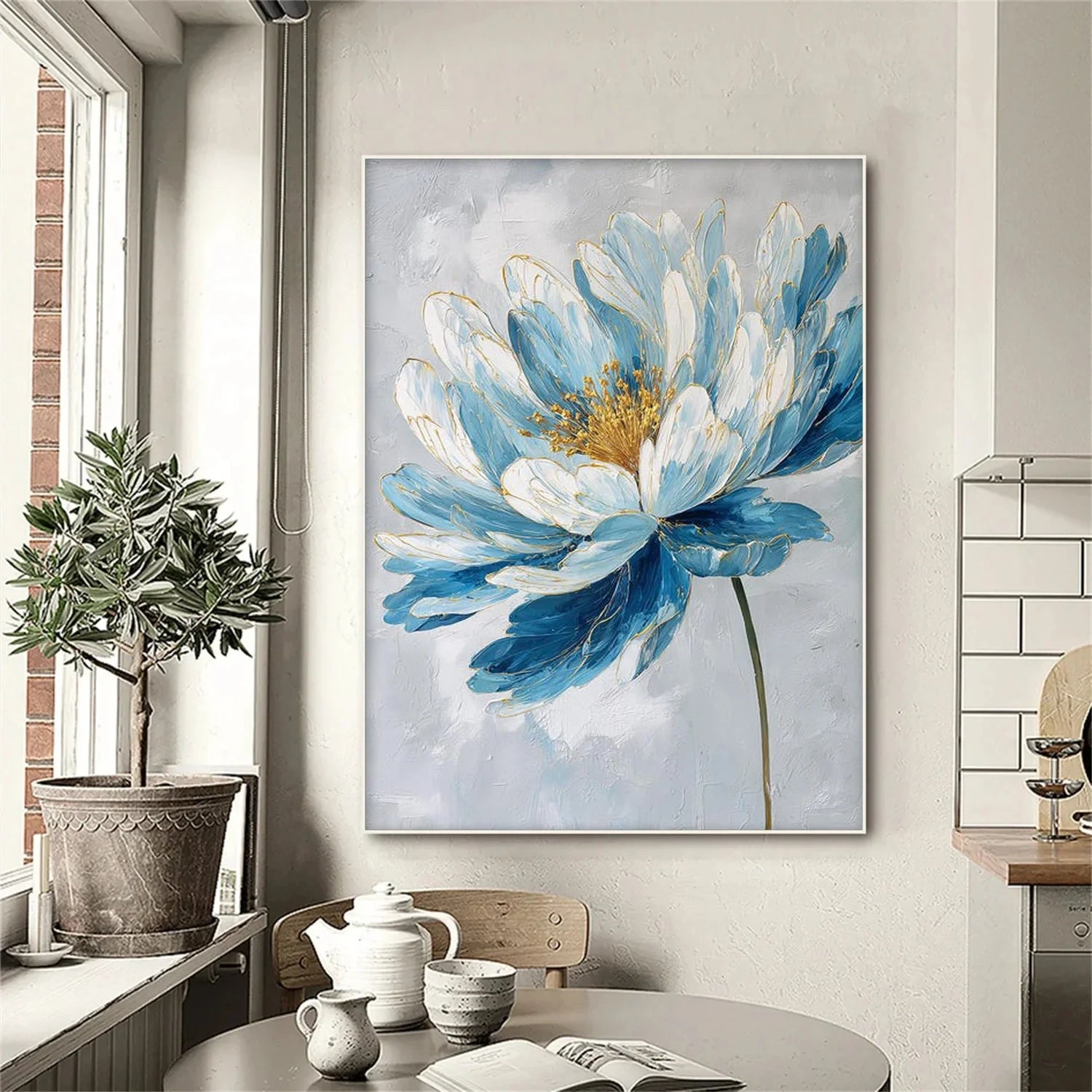 Flower & Tree Abstract Wall Art #ML248