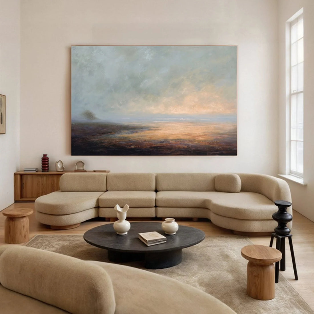 Sea & Sky Abstract Wall Art #MS285