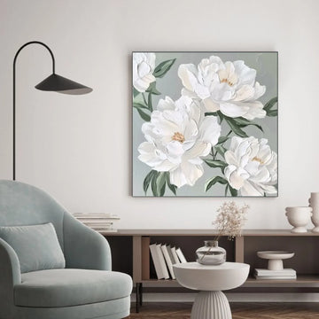 Flower & Tree Abstract Textured Wall Art #ML235