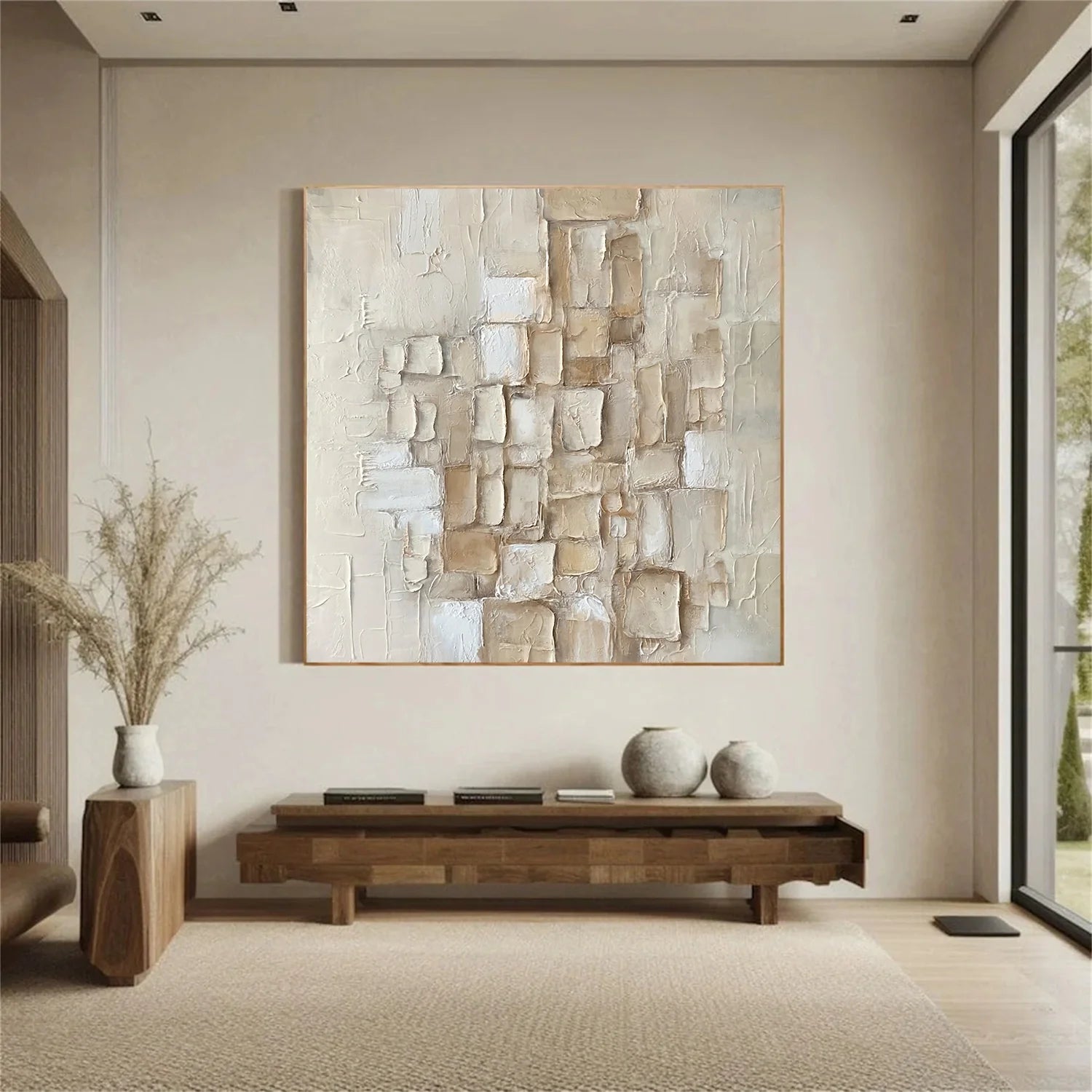 Abstract Textured Canvas Art #WS822