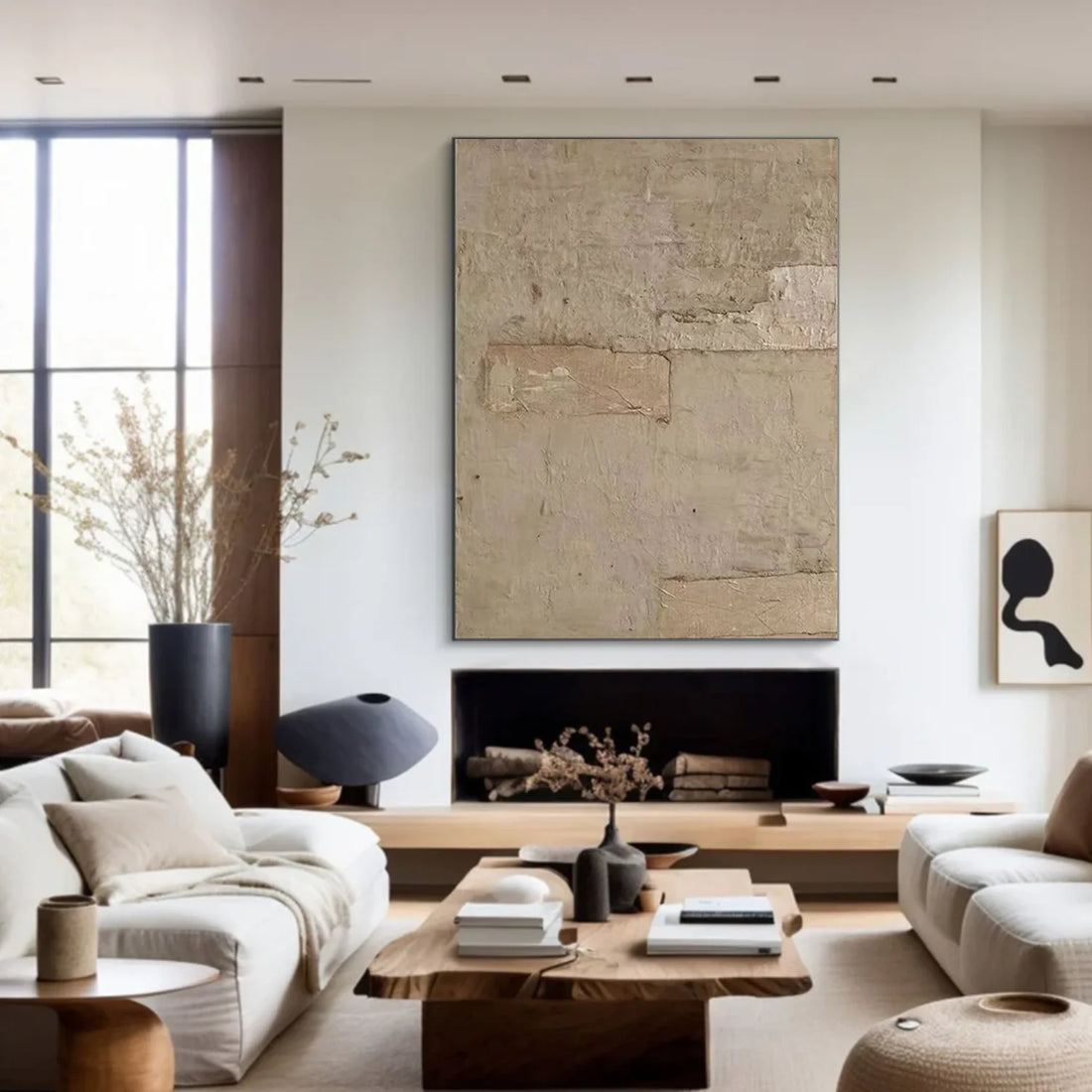 Wabi Sabi Textured Canvas Art #WS996