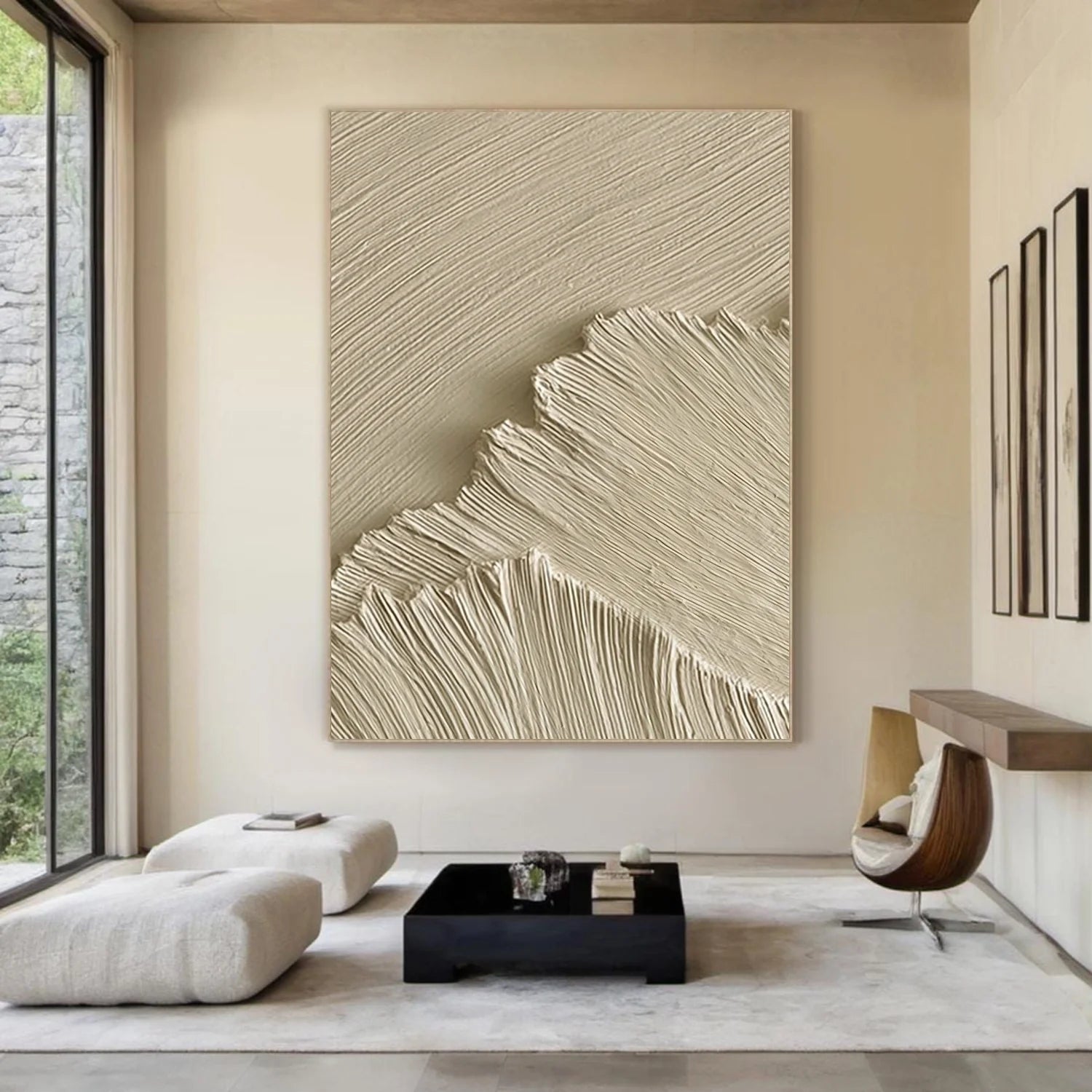 Sea & Sky Minimalist Textured Wall Art #MS247