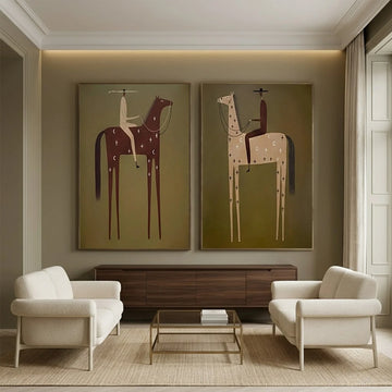 Vintage Americana Art Set of 2 #VA096