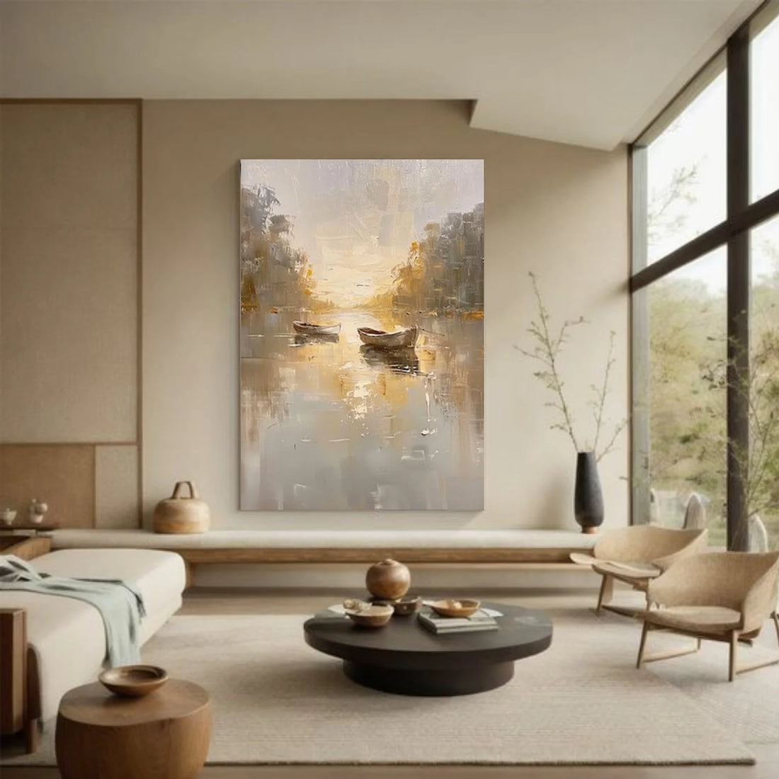 Sea & Sky Abstract Wall Art #MS231