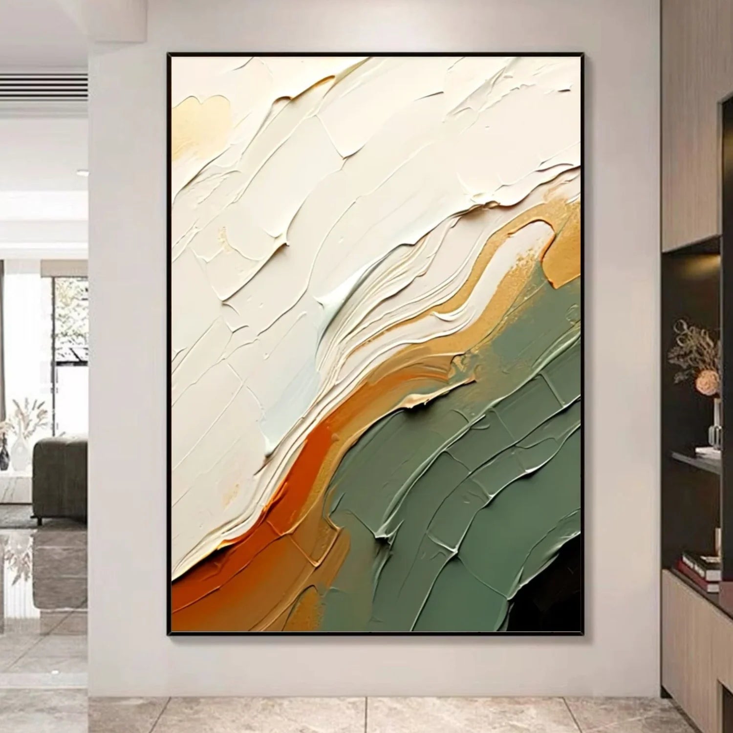 Abstract Textured Canvas Art #WS833
