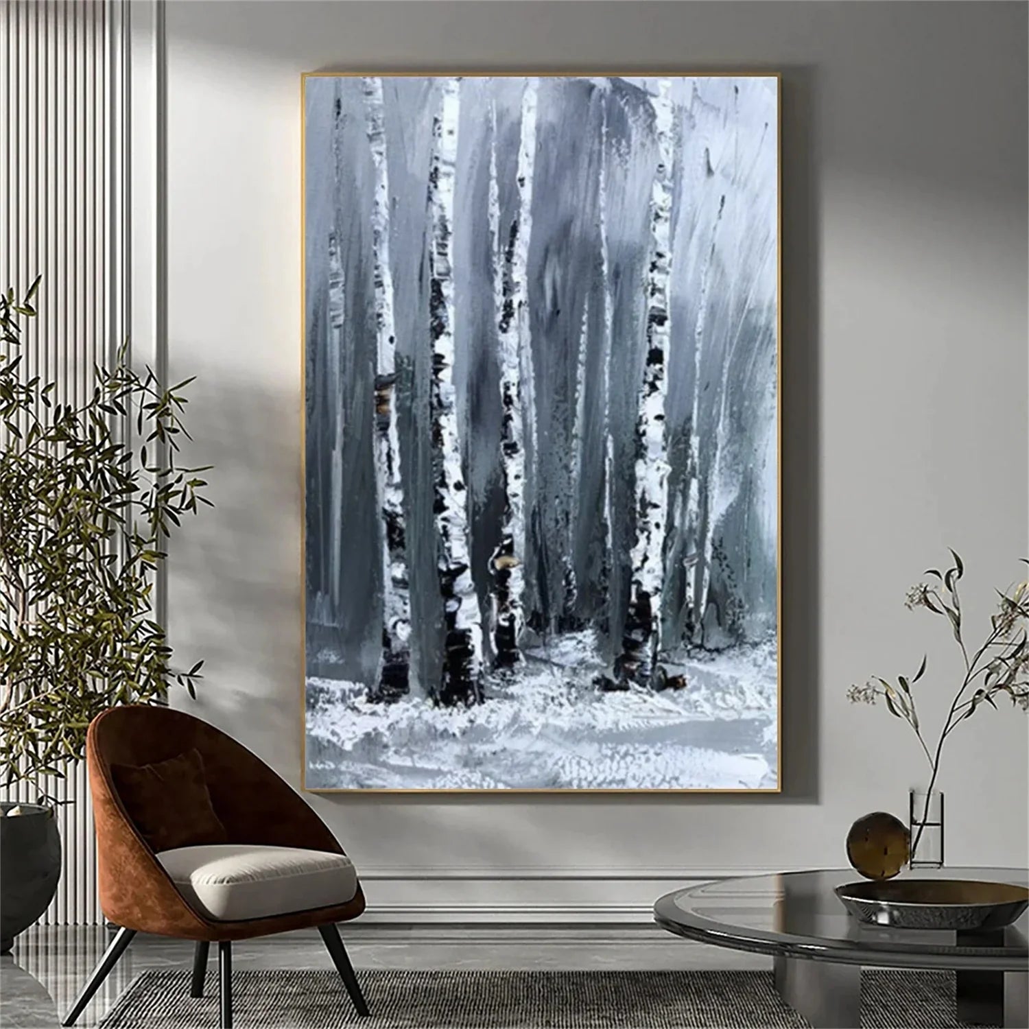 Flower & Tree Abstract Wall Art #ML162