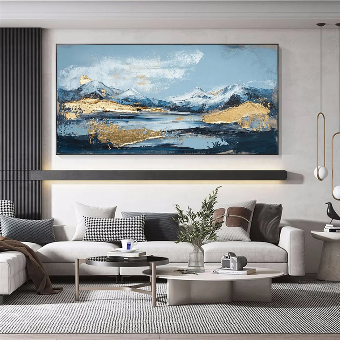 Minimalist Mountain Canvas Art #MM387