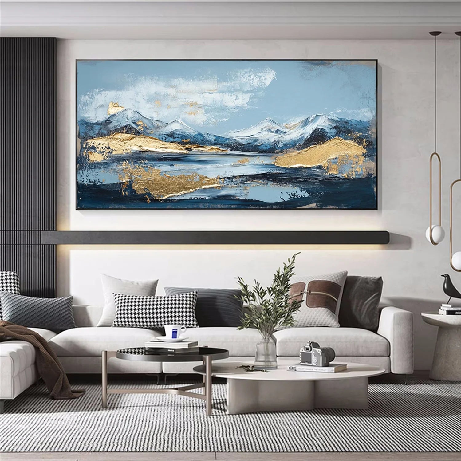 Minimalist Mountain Canvas Art #MM387